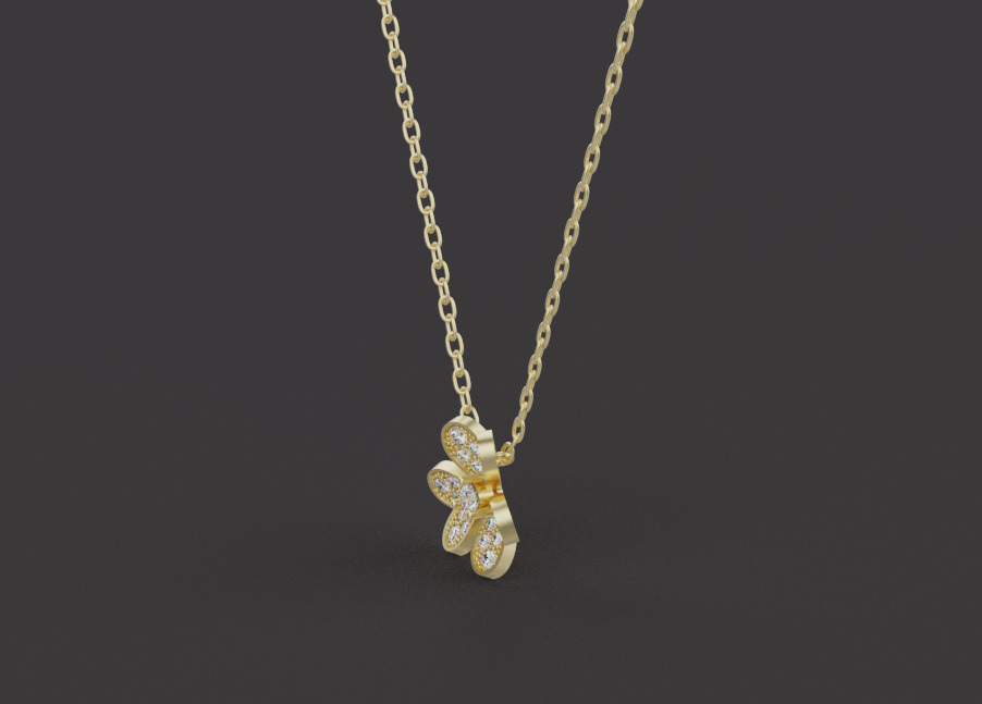 Clover Pendant 67350 3D print model_2
