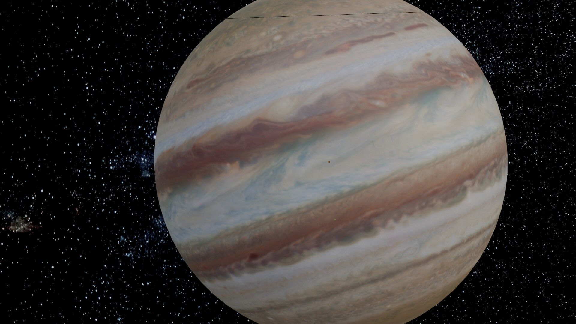 Jupiter Animation Low-poly 3D model_2