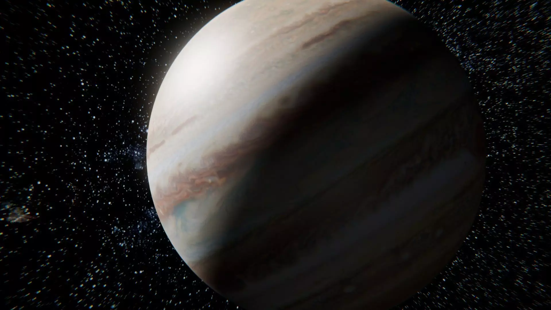 Jupiter Animation Low-poly 3D model_0