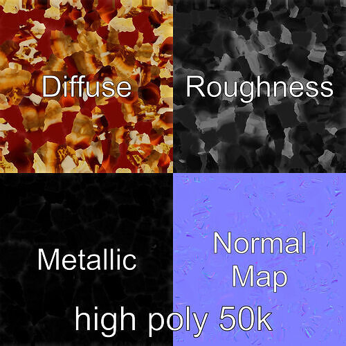 Savory Okonomiyaki Japanese Pancake model pack Low-poly 3D model 3