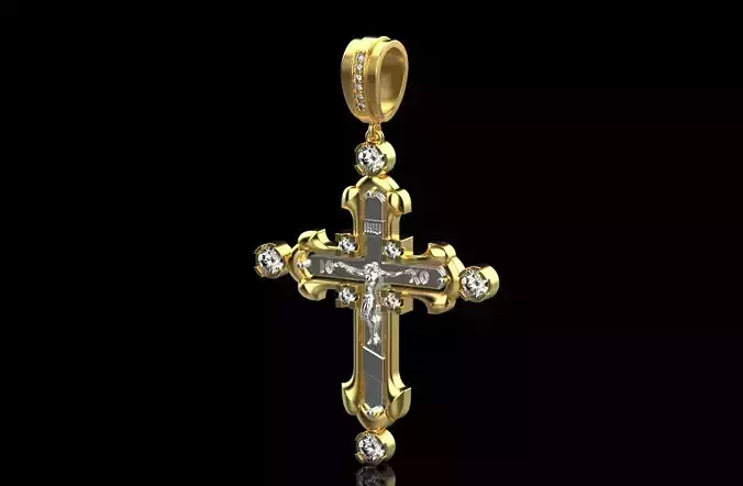 Jesus Cross Pendant 6428