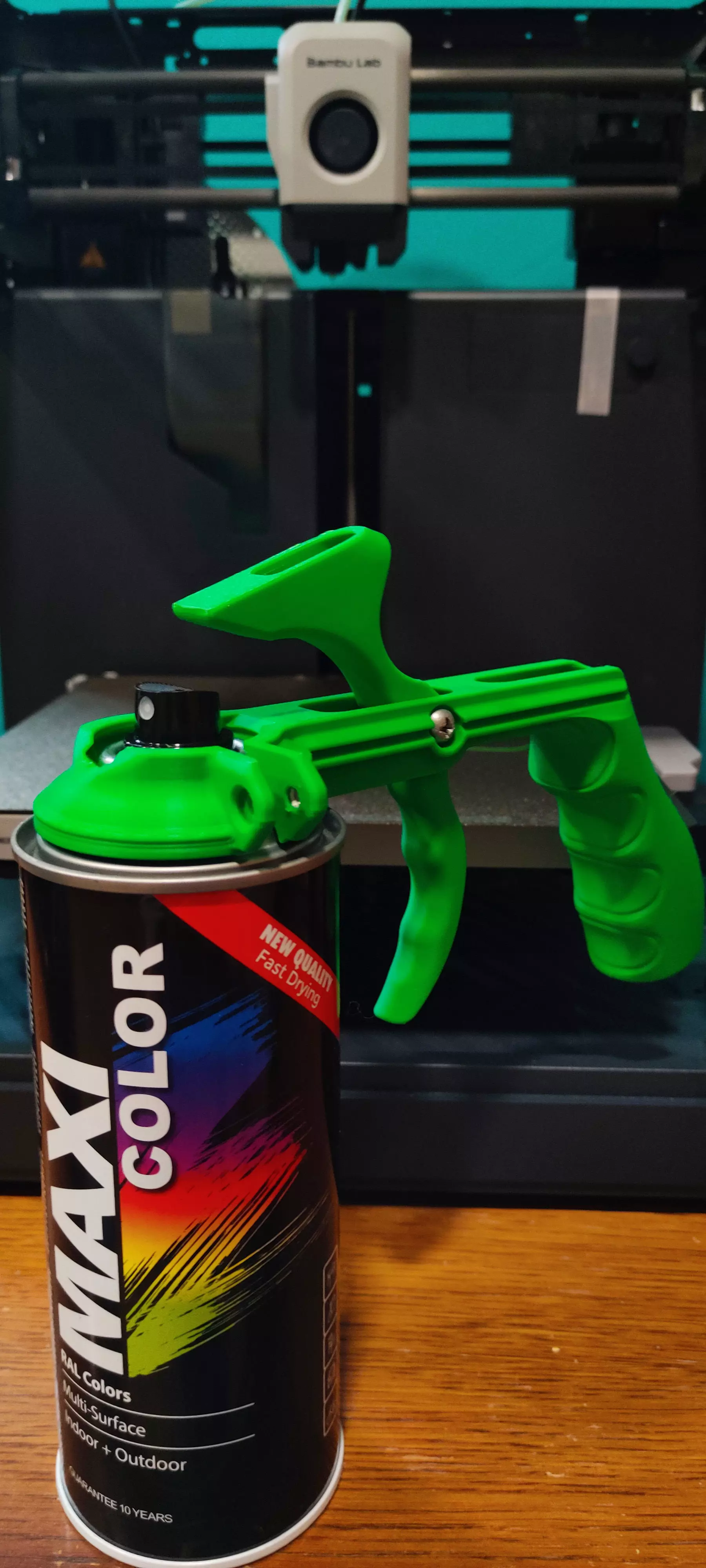 Superior Spray Can Pro Holder V2 Ergonomic 2 Part STL M3 or M4 Free 3D print model