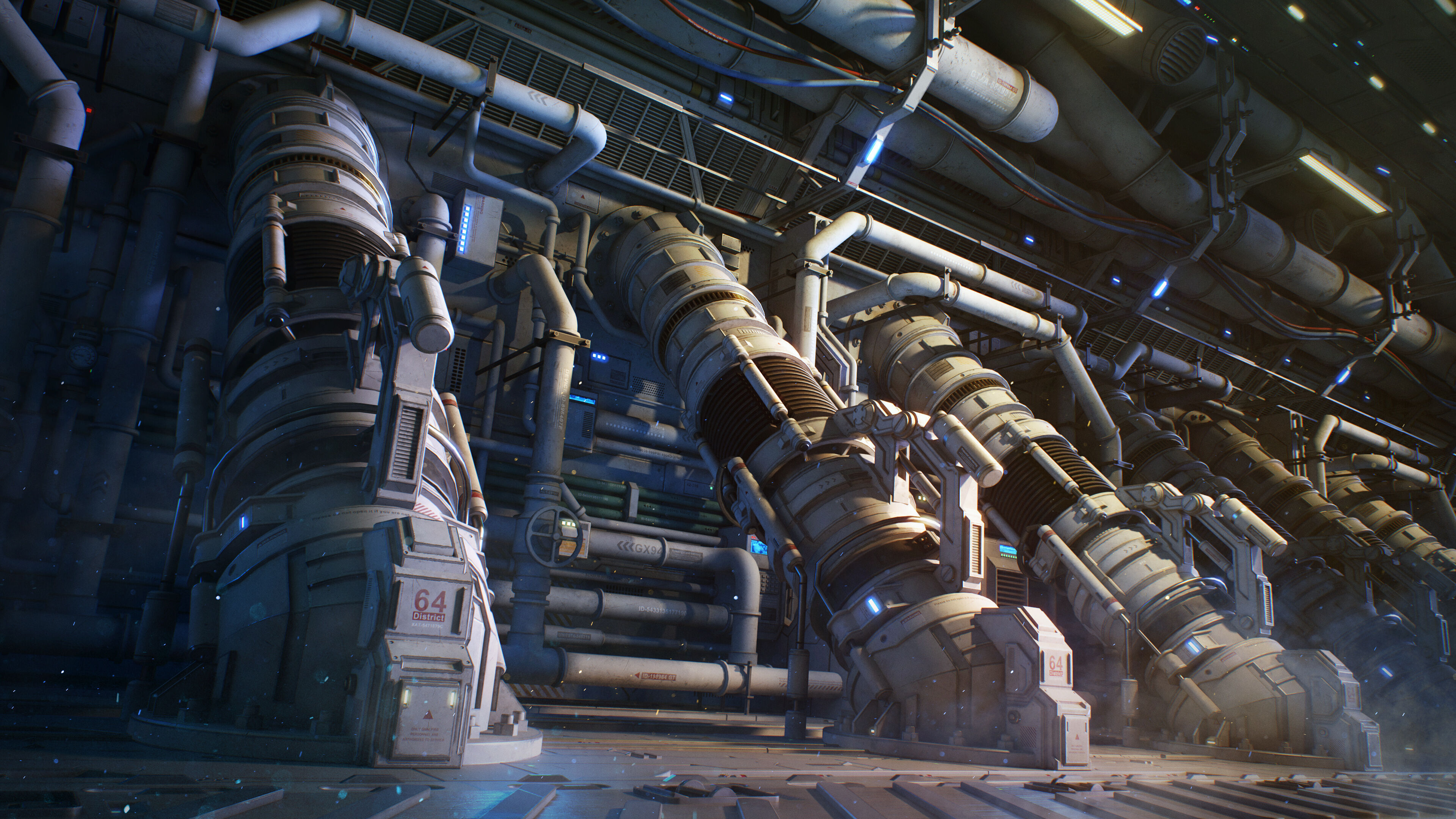 Sci-Fi Kit Free 09 vent pipe Free low-poly 3D model_19