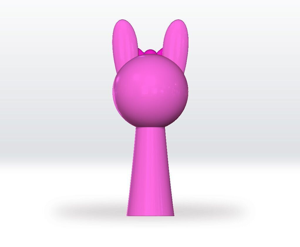 Pinki Sprunki STL 3mf Obj 3D Model Split file 3D print model_4