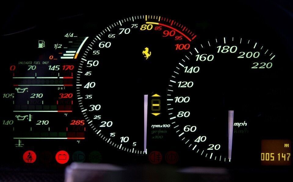 Frrari F50 1995 car 3D model_16