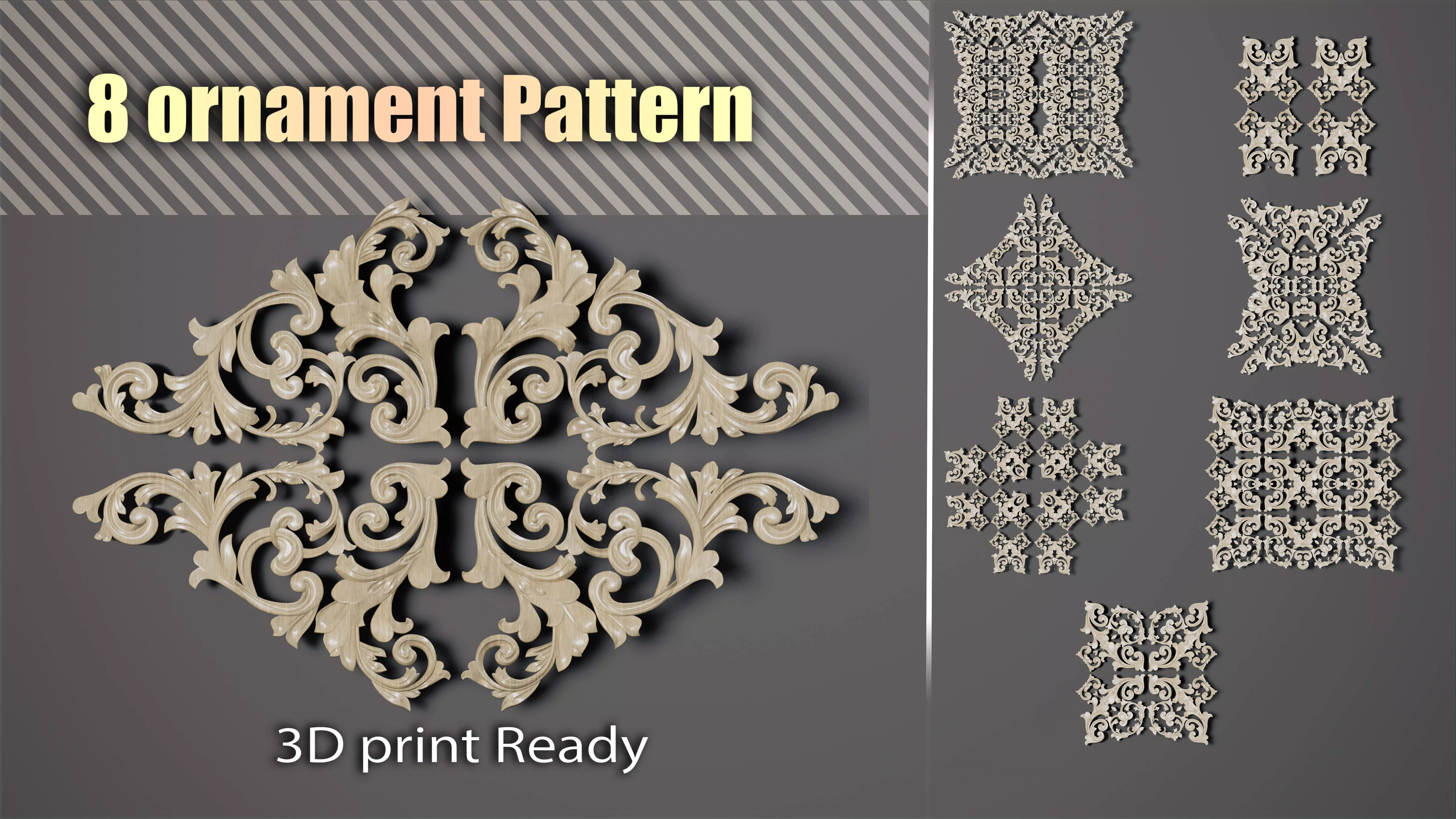Ornament pack 3D print model
