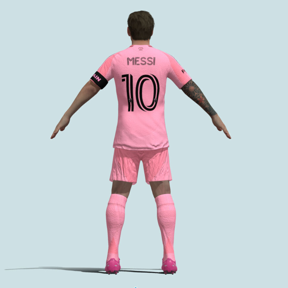 T-Pose Rigged Lionel Messi Miami 25-26 3D model_5