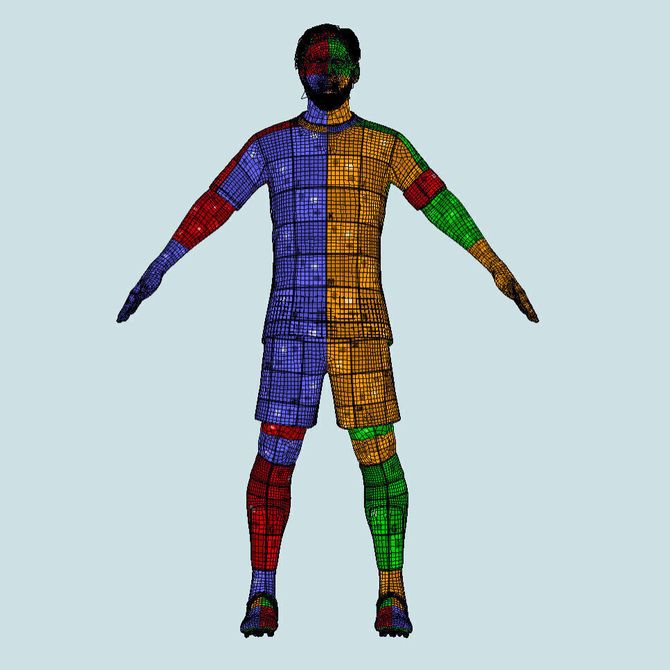 T-Pose Rigged Lionel Messi Miami 25-26 3D model_11