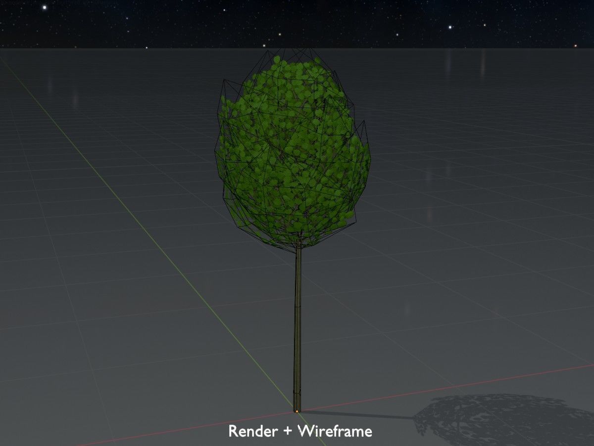 Alnus glutinosa tree summer Package 3D Model Collection_67