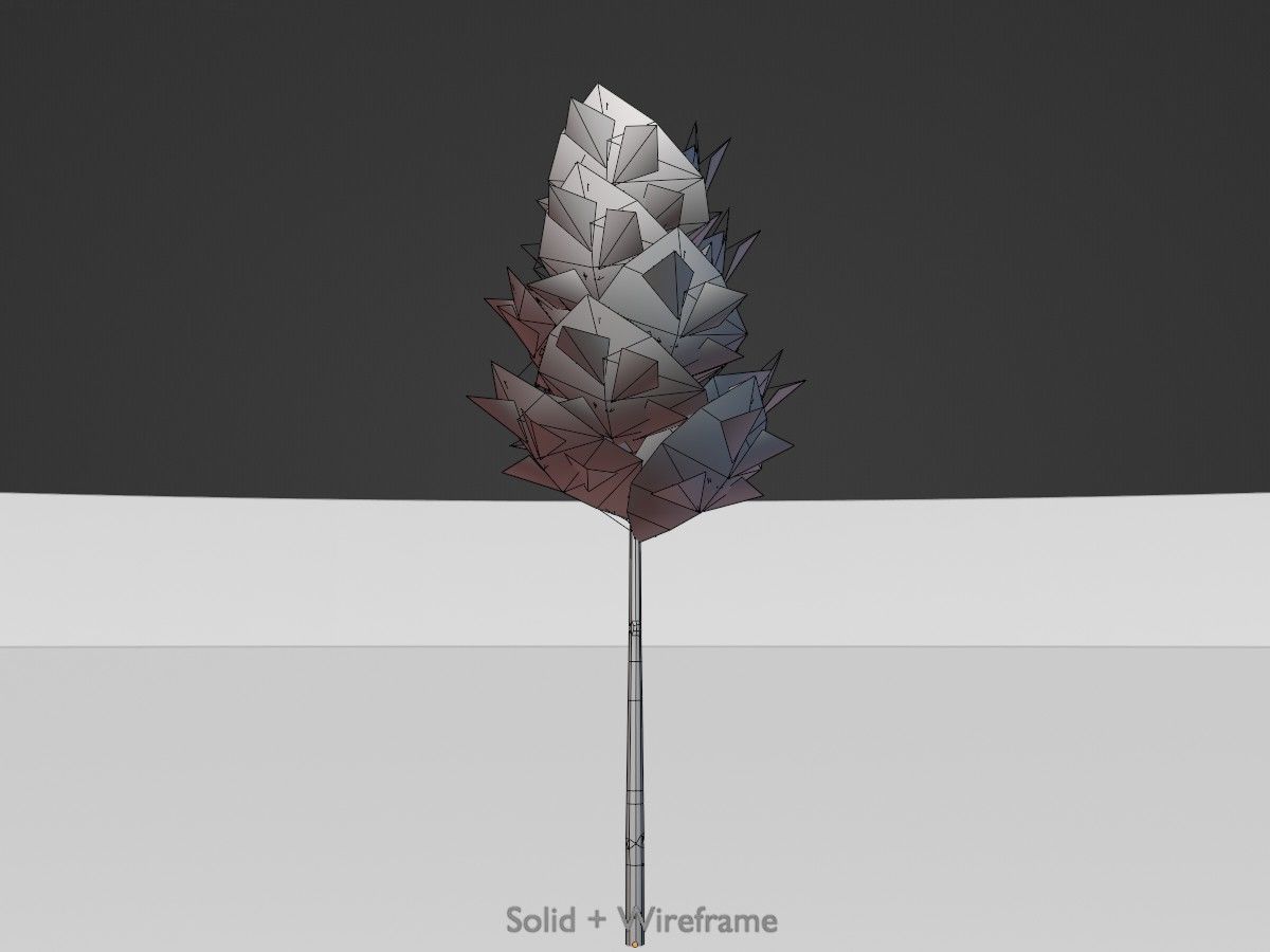 Alnus glutinosa tree summer Package 3D Model Collection_90