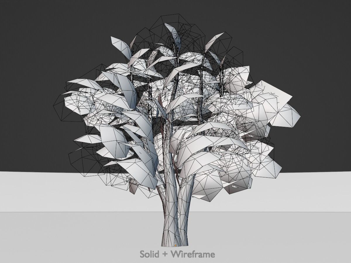 Alnus glutinosa tree summer Package 3D Model Collection_81