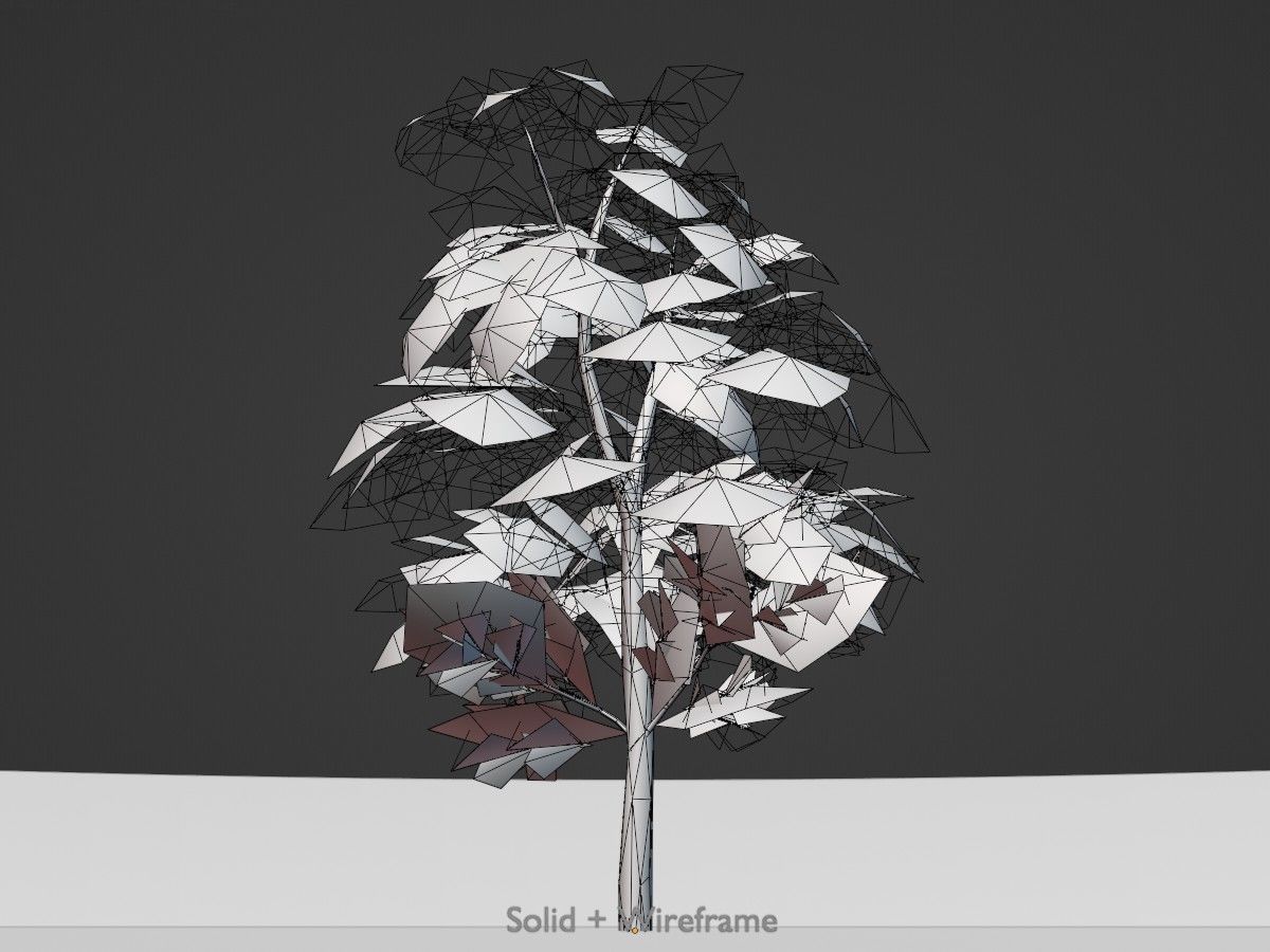 Alnus glutinosa tree summer Package 3D Model Collection_77