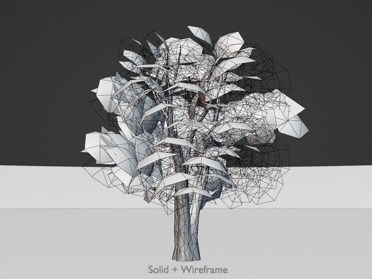 Alnus glutinosa tree summer Package 3D Model Collection_88