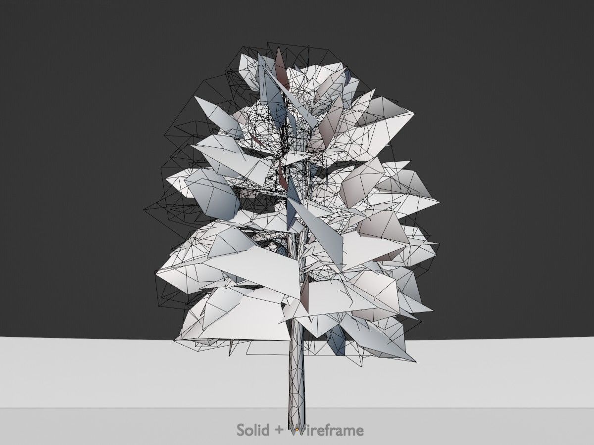 Alnus glutinosa tree summer Package 3D Model Collection_78