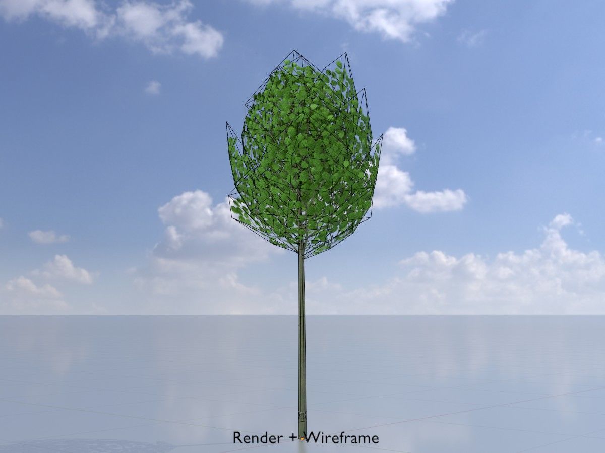 Alnus glutinosa tree summer Package 3D Model Collection_52