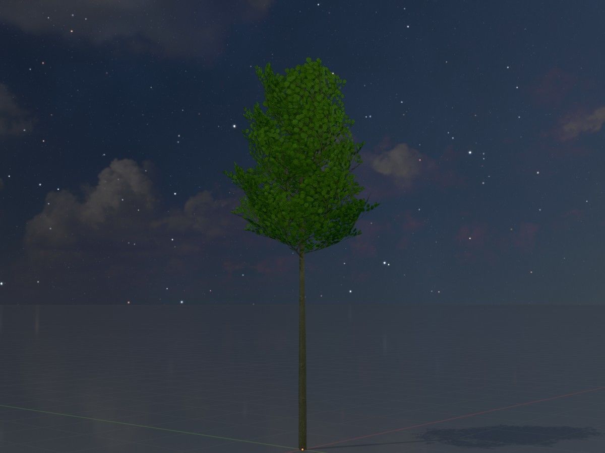 Alnus glutinosa tree summer Package 3D Model Collection_41