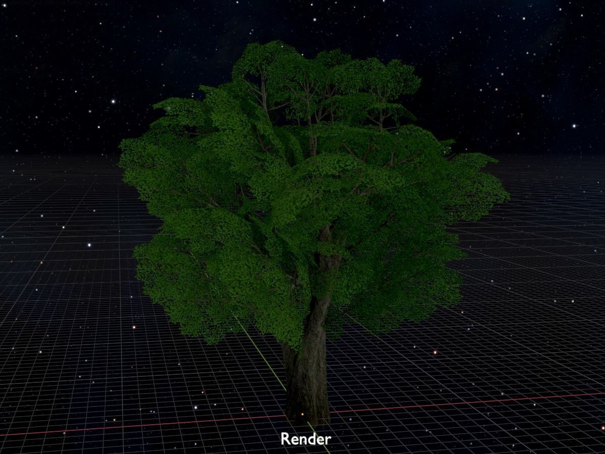 Alnus glutinosa tree summer Package 3D Model Collection_116