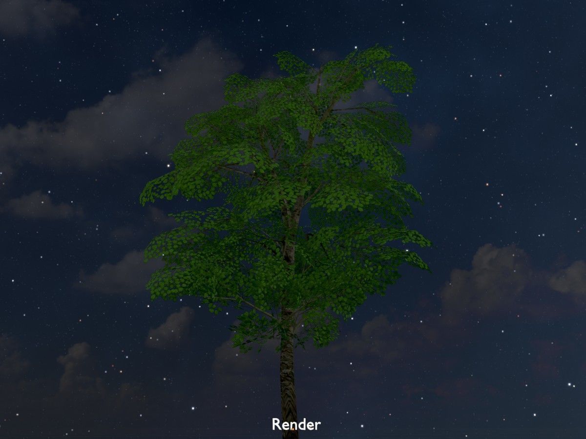 Alnus glutinosa tree summer Package 3D Model Collection_126