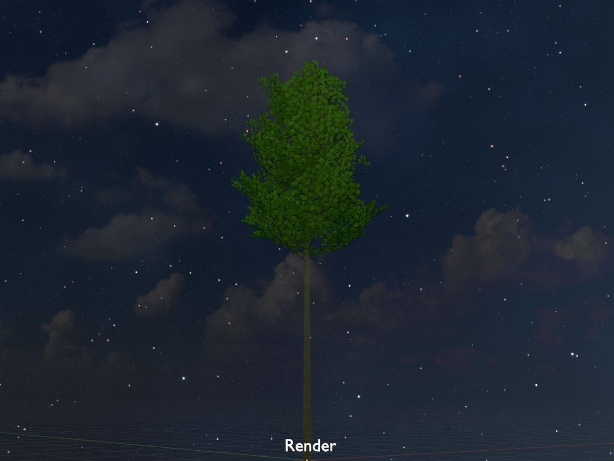 Alnus glutinosa tree summer Package 3D Model Collection_125