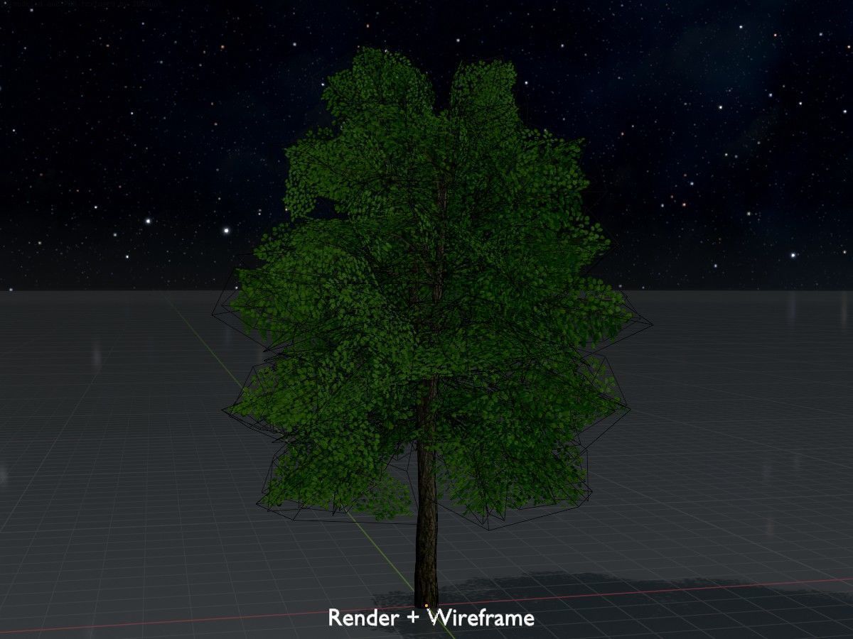 Alnus glutinosa tree summer Package 3D Model Collection_65