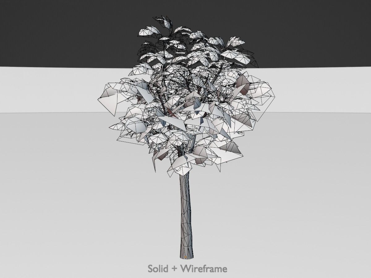 Alnus glutinosa tree summer Package 3D Model Collection_86