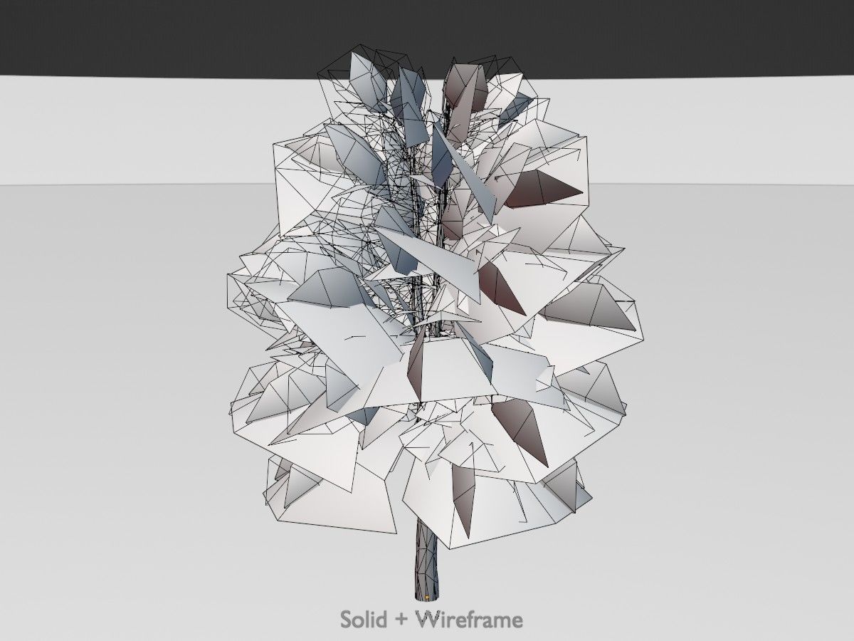 Alnus glutinosa tree summer Package 3D Model Collection_92