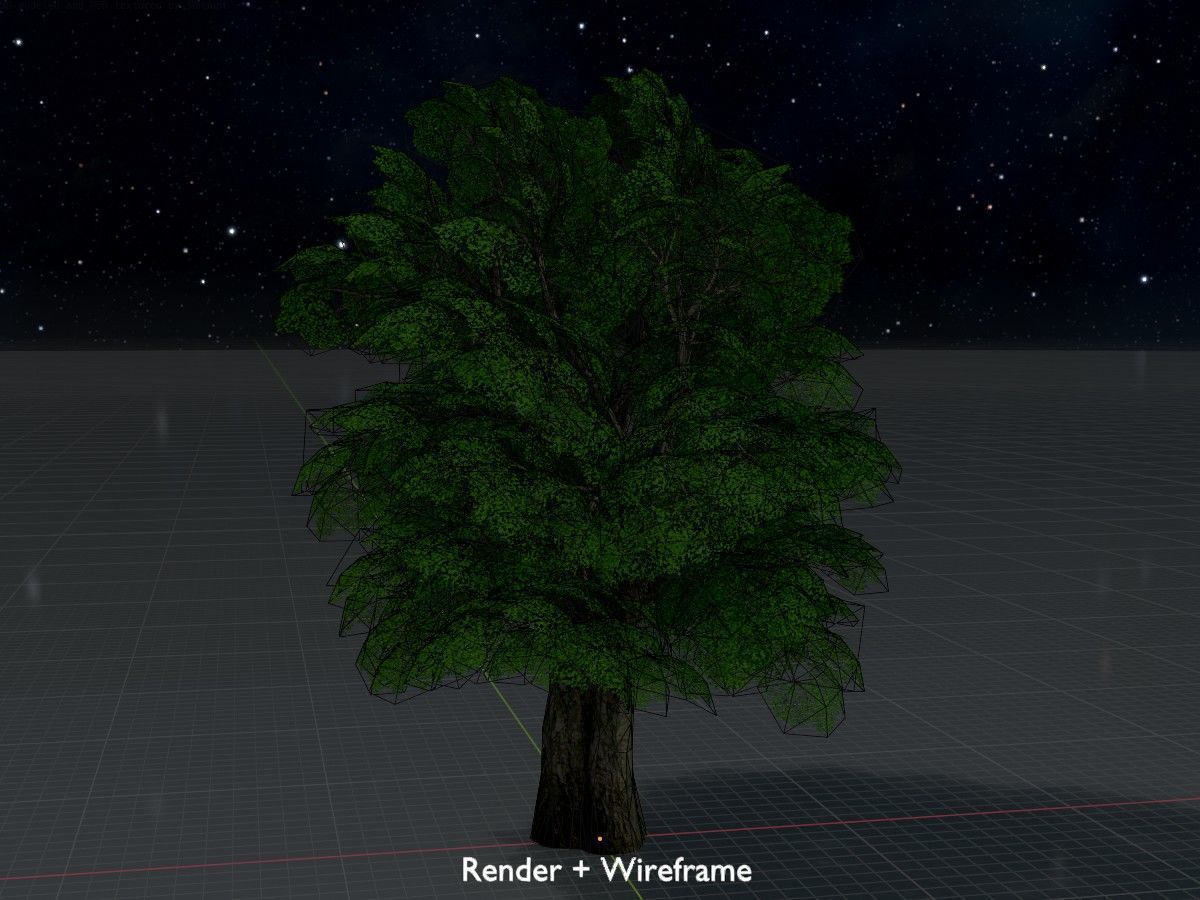 Alnus glutinosa tree summer Package 3D Model Collection_69