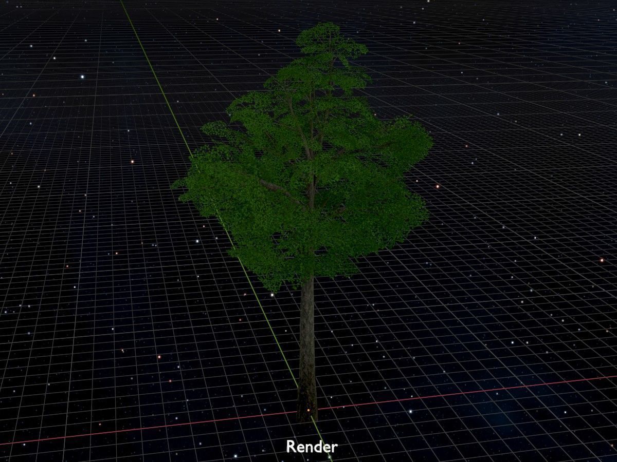 Alnus glutinosa tree summer Package 3D Model Collection_114