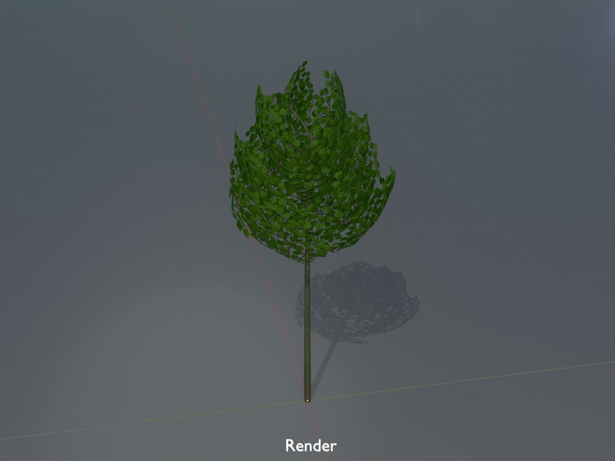 Alnus glutinosa tree summer Package 3D Model Collection_108