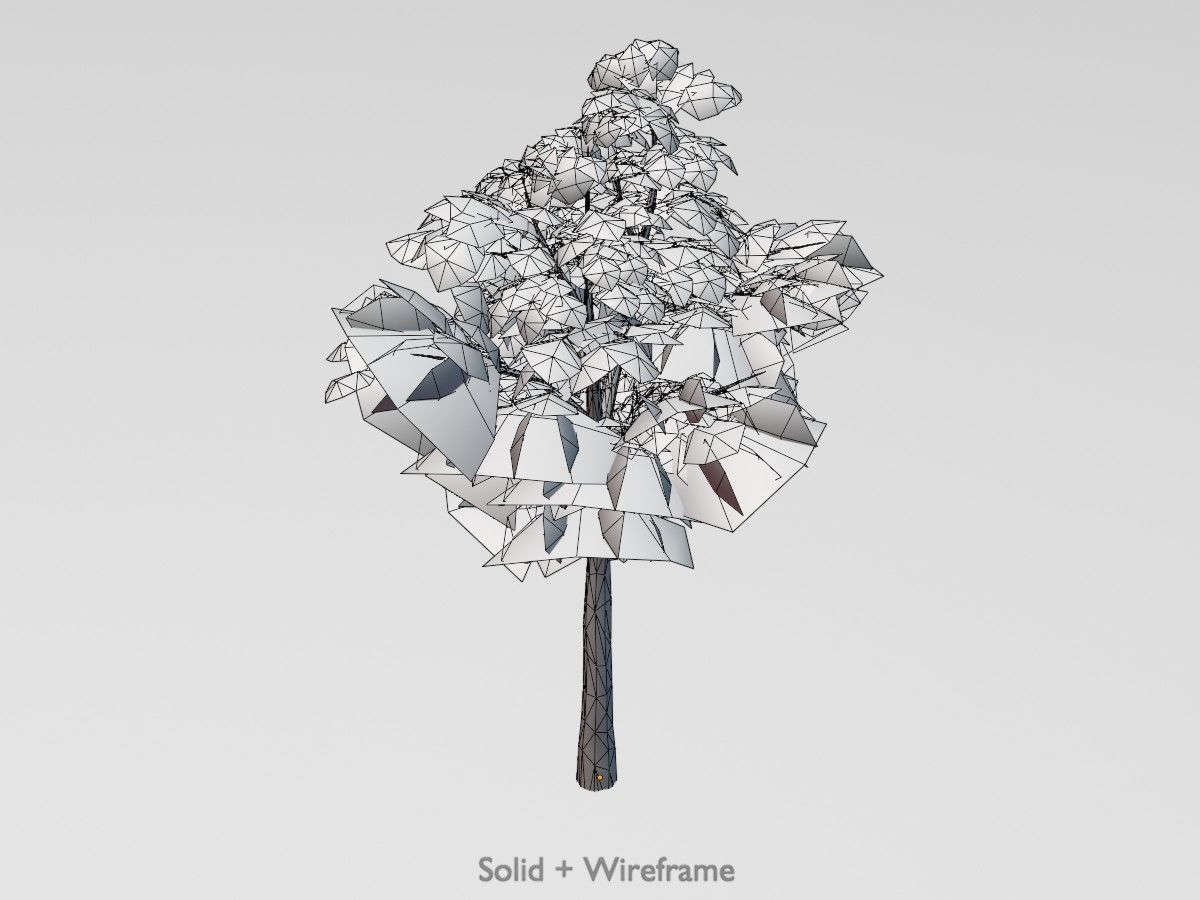 Alnus glutinosa tree summer Package 3D Model Collection_93