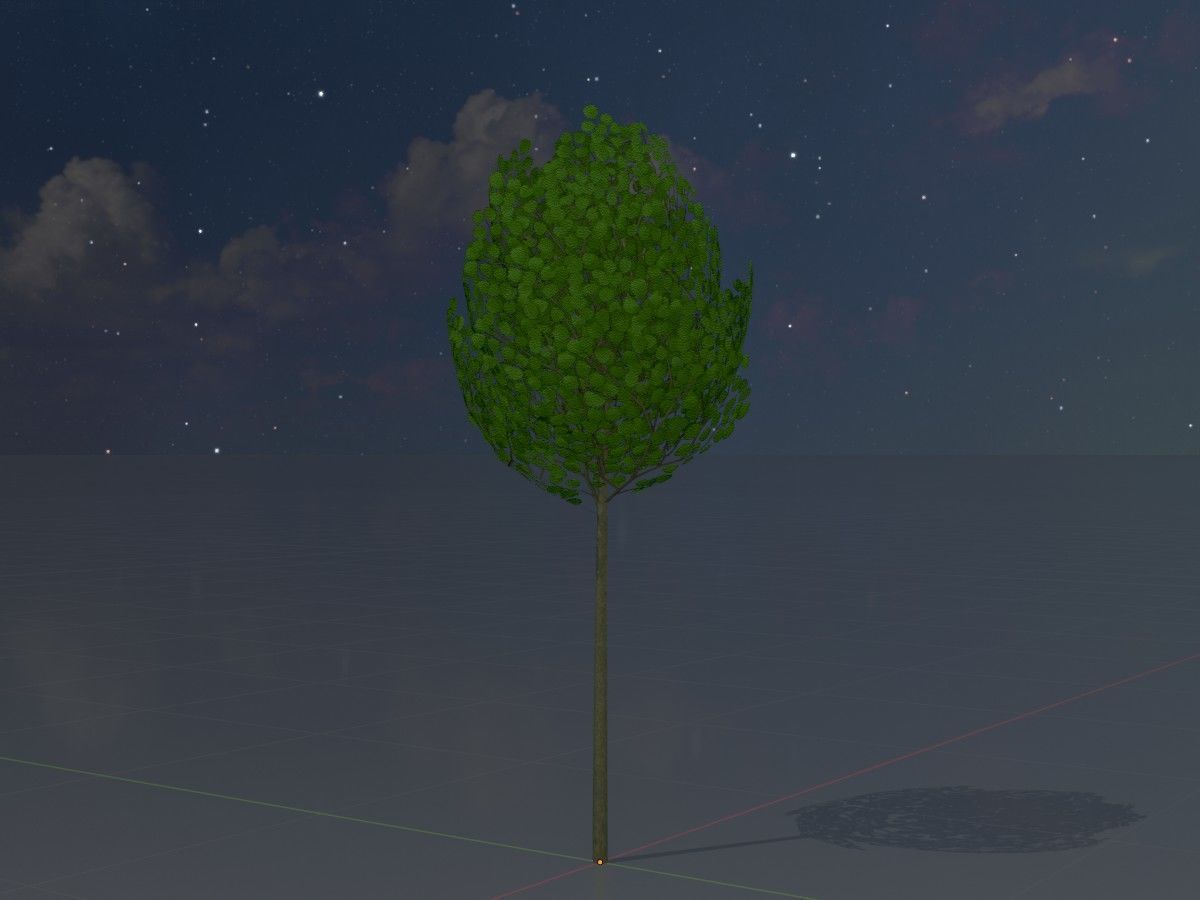 Alnus glutinosa tree summer Package 3D Model Collection_38