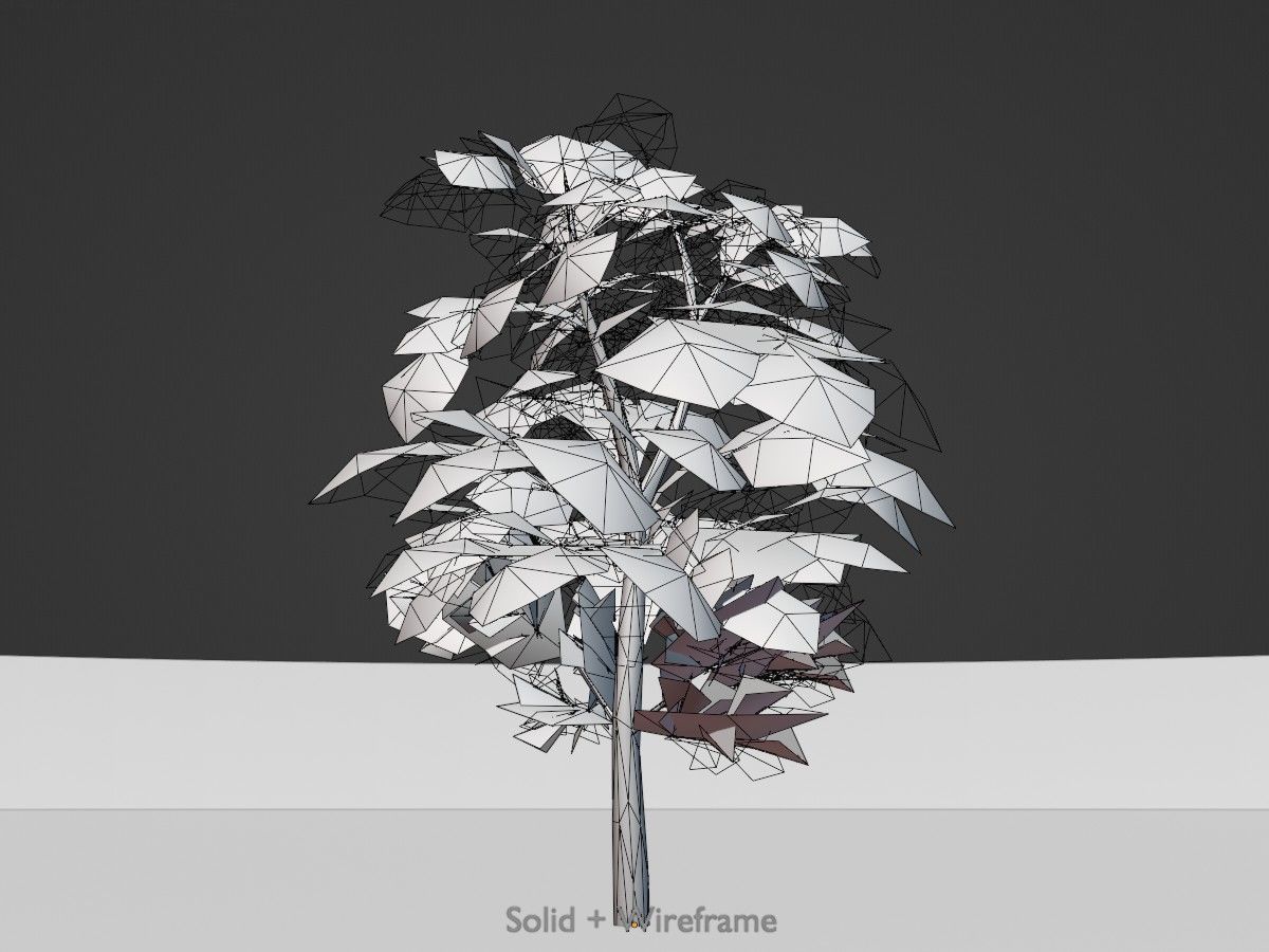 Alnus glutinosa tree summer Package 3D Model Collection_91