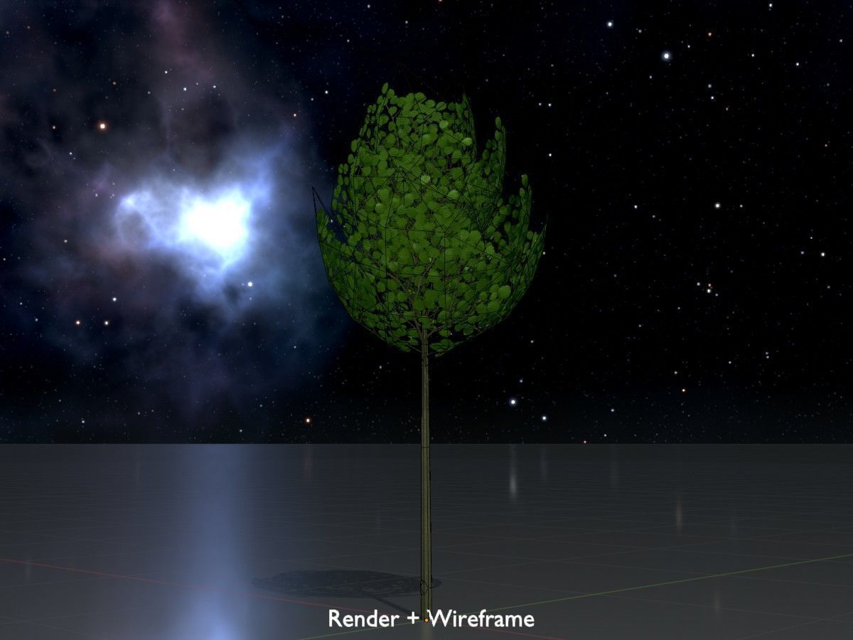 Alnus glutinosa tree summer Package 3D Model Collection_59