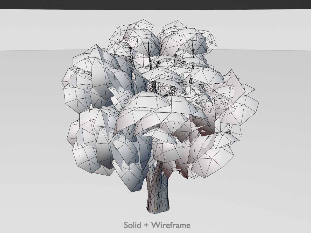 Alnus glutinosa tree summer Package 3D Model Collection_95