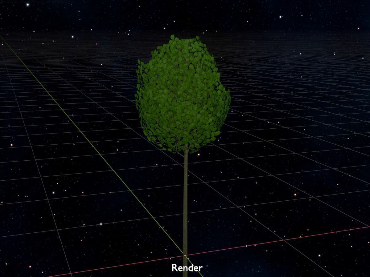 Alnus glutinosa tree summer Package 3D Model Collection_115