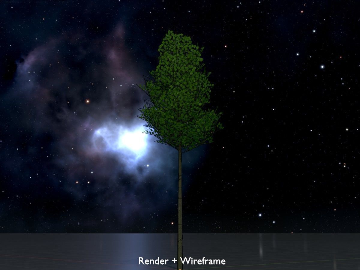 Alnus glutinosa tree summer Package 3D Model Collection_61