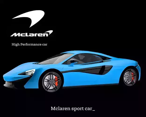 Mclaren sport car 3D model