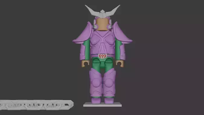 Andromeda Shun -  Bripo Toy finger face 3D print model