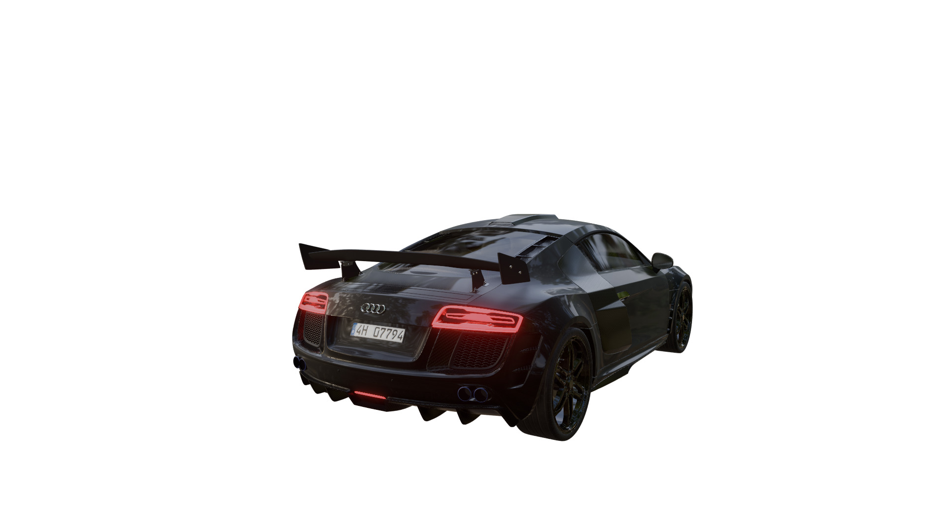 Audi R8 sport 3D model_3