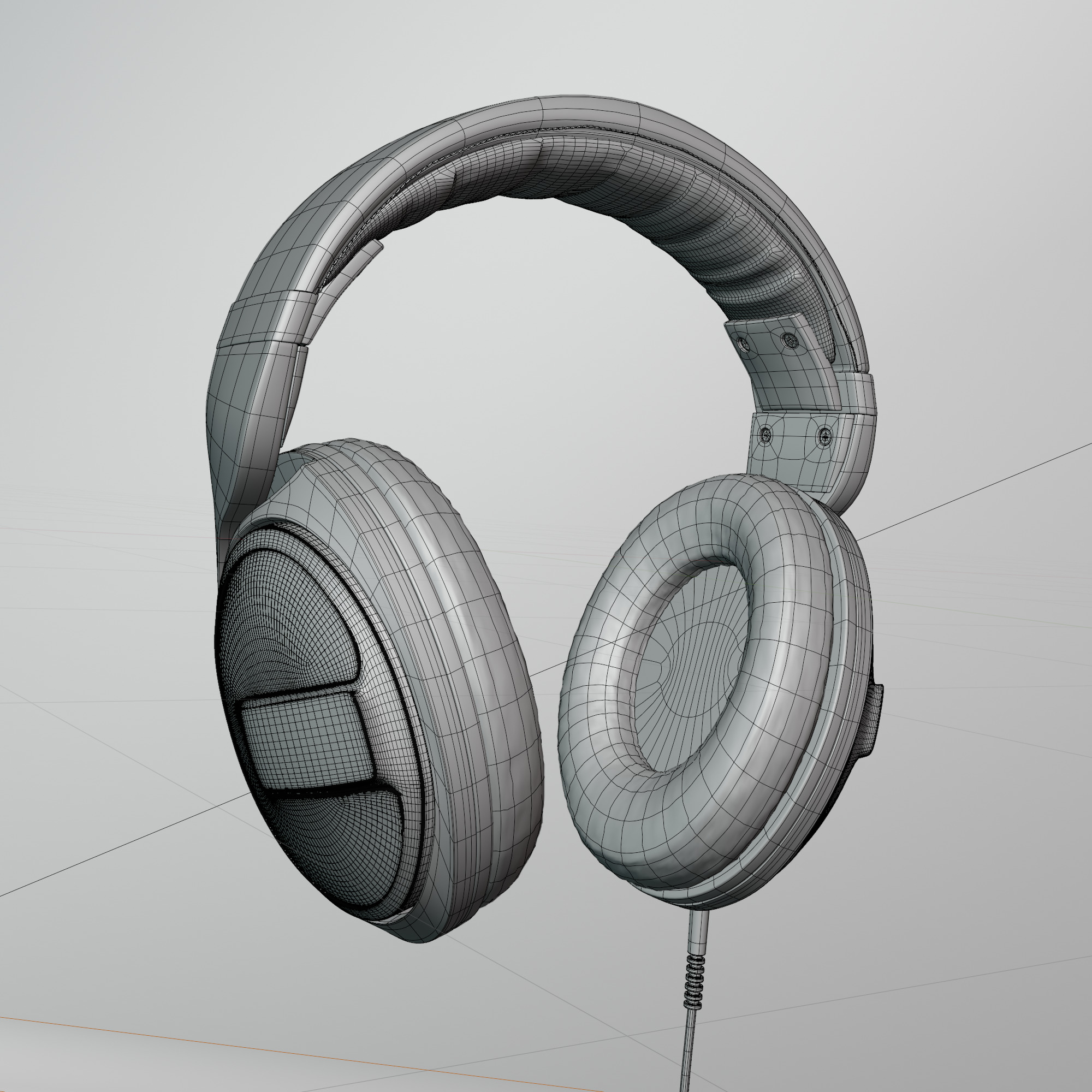 Headphone Sennheiser HD 599 3D model_6