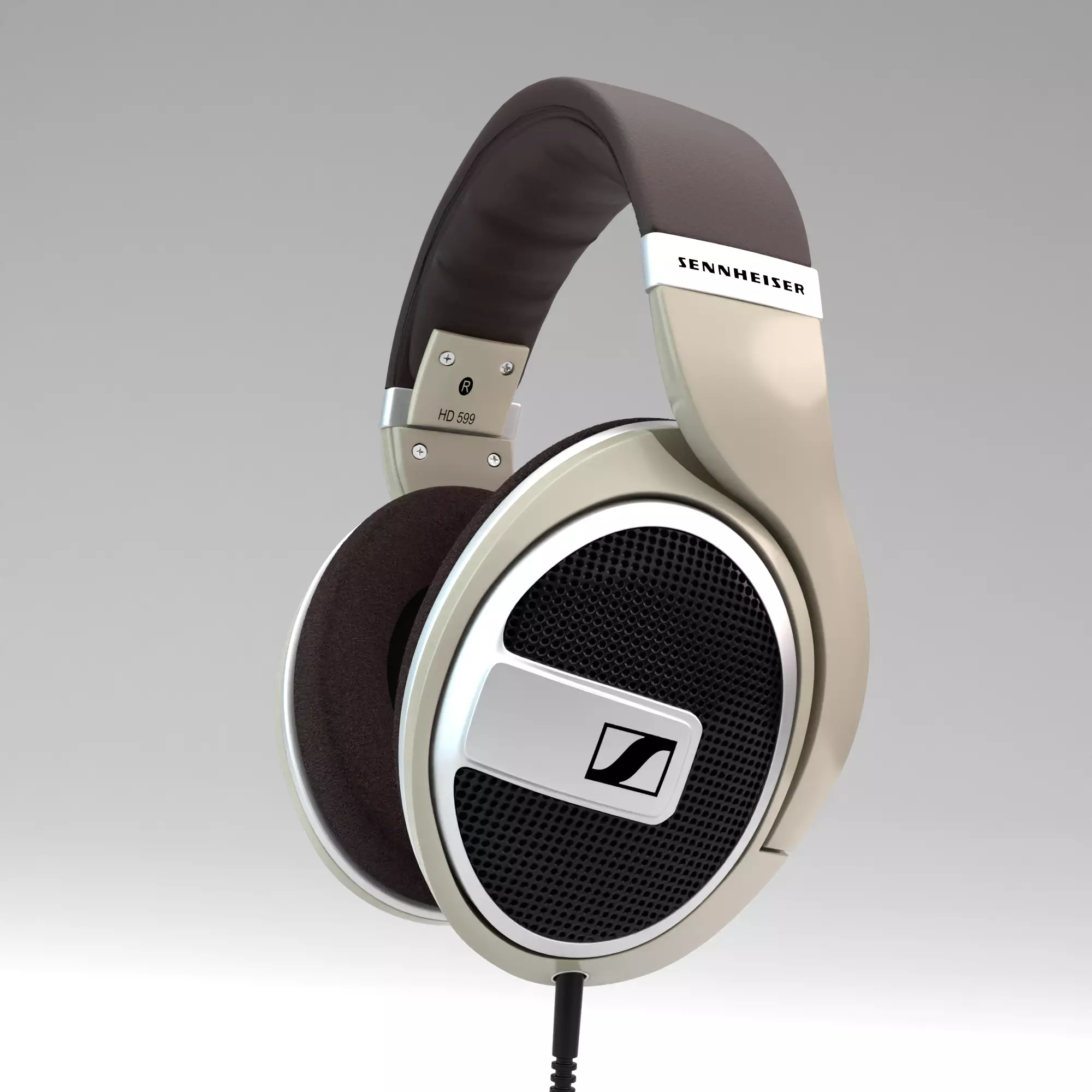 Headphone Sennheiser HD 599 3D model_0