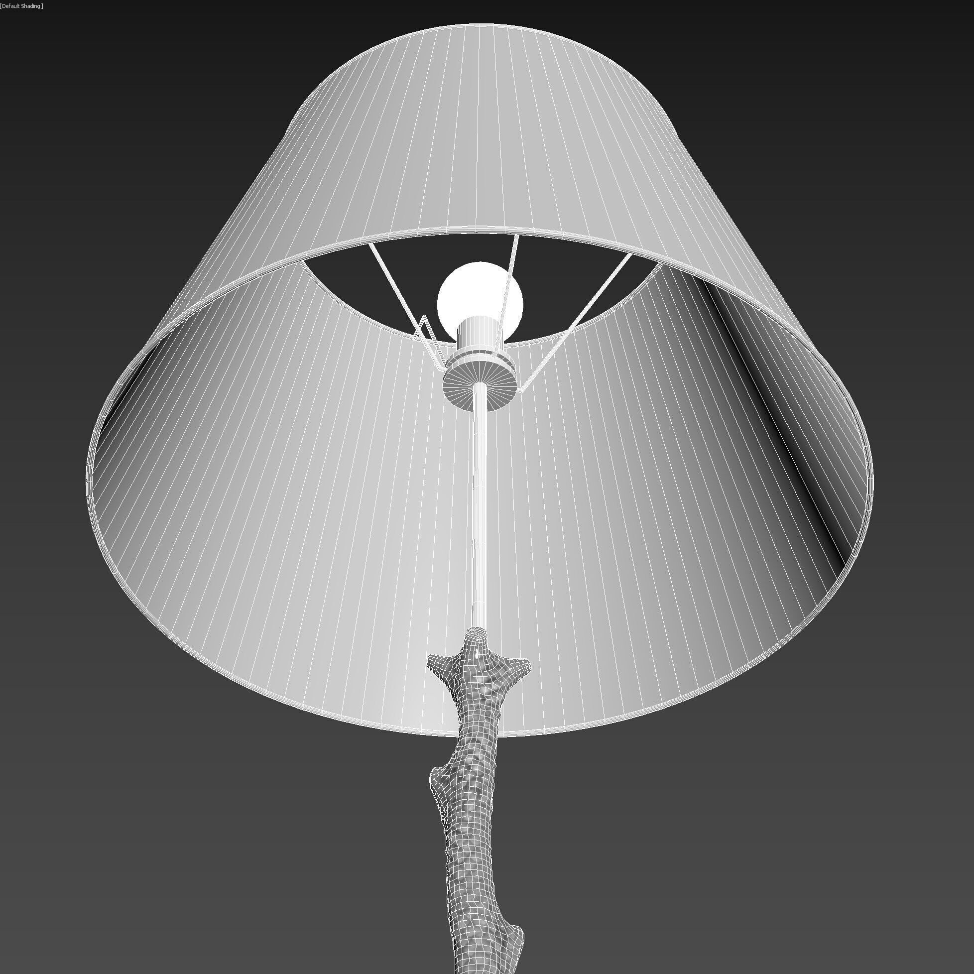 Vaughan designs truro twig floor lamp 3D model_9