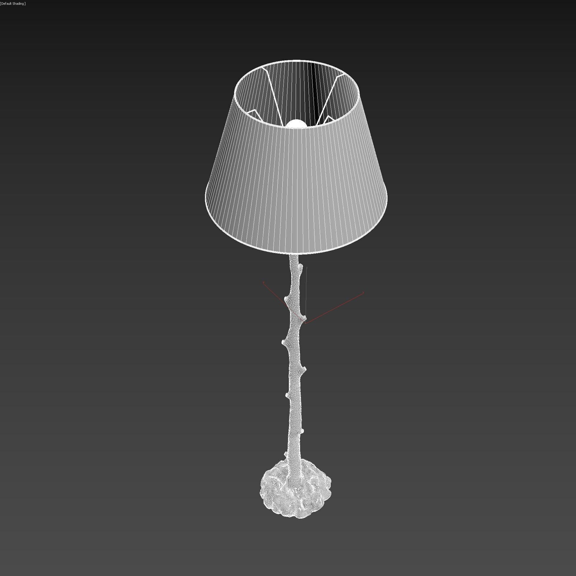 Vaughan designs truro twig floor lamp 3D model_7