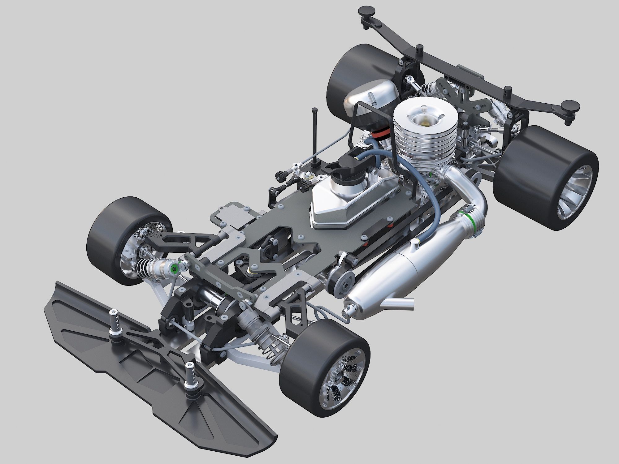 Radio controlled car model 3D model