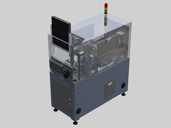 SMT labeling machine 3D model