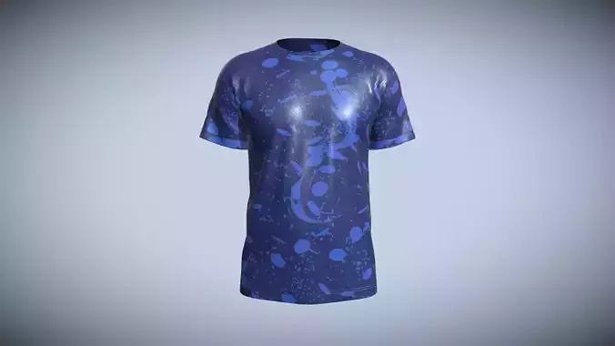 Soccer Home Jersey Player 01 In Low Poly