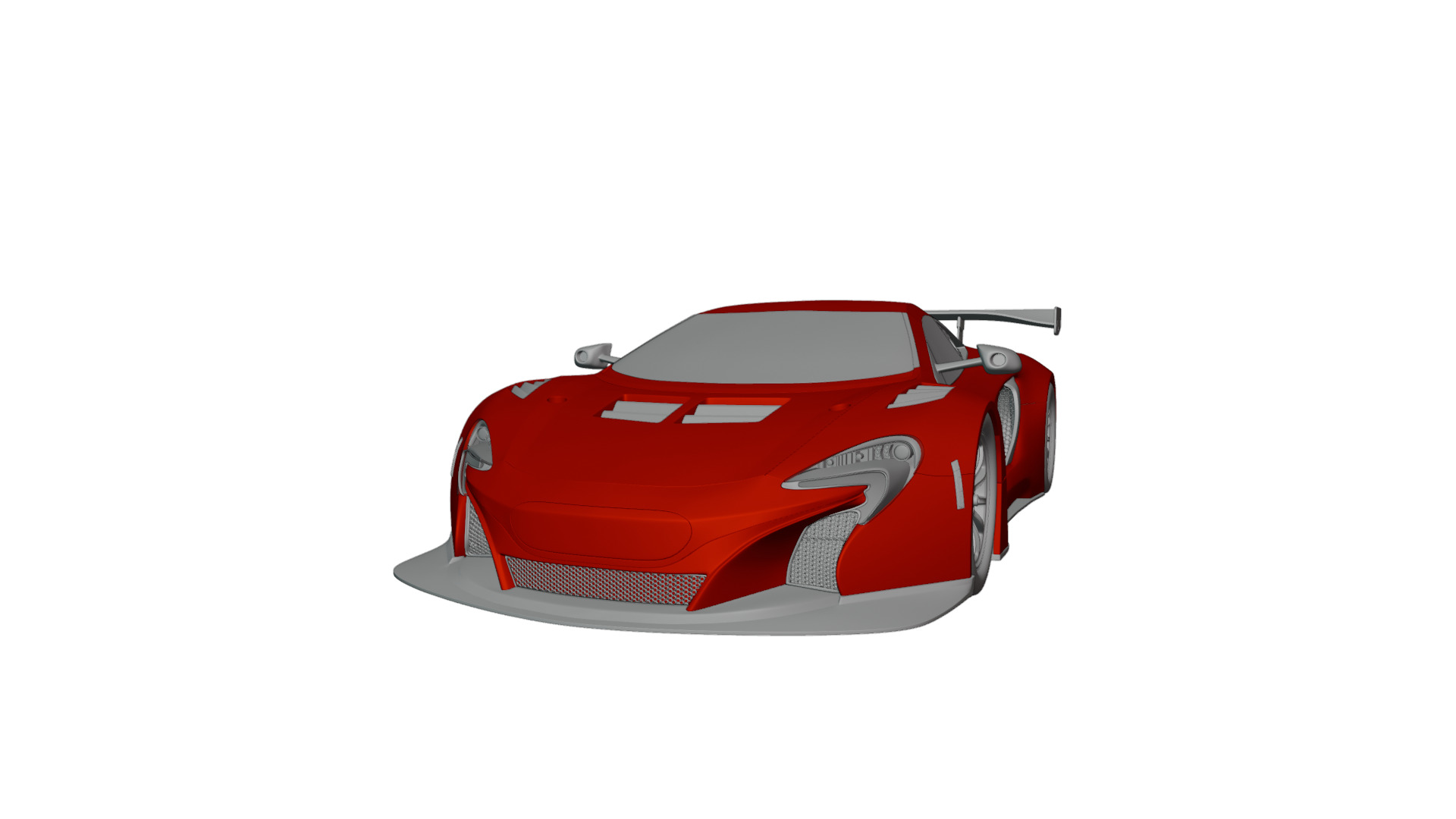 Mclaren P1 car 3D model_11