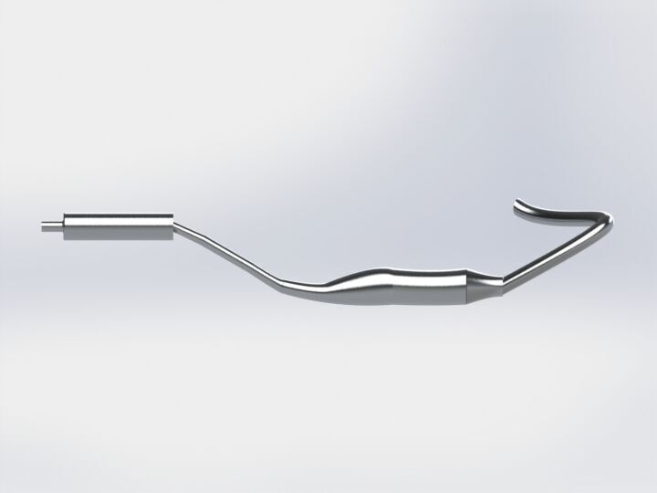 Two-Stroke Muffler 3D model_1