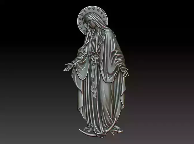 Our Lady Immacuiate 3D print model
