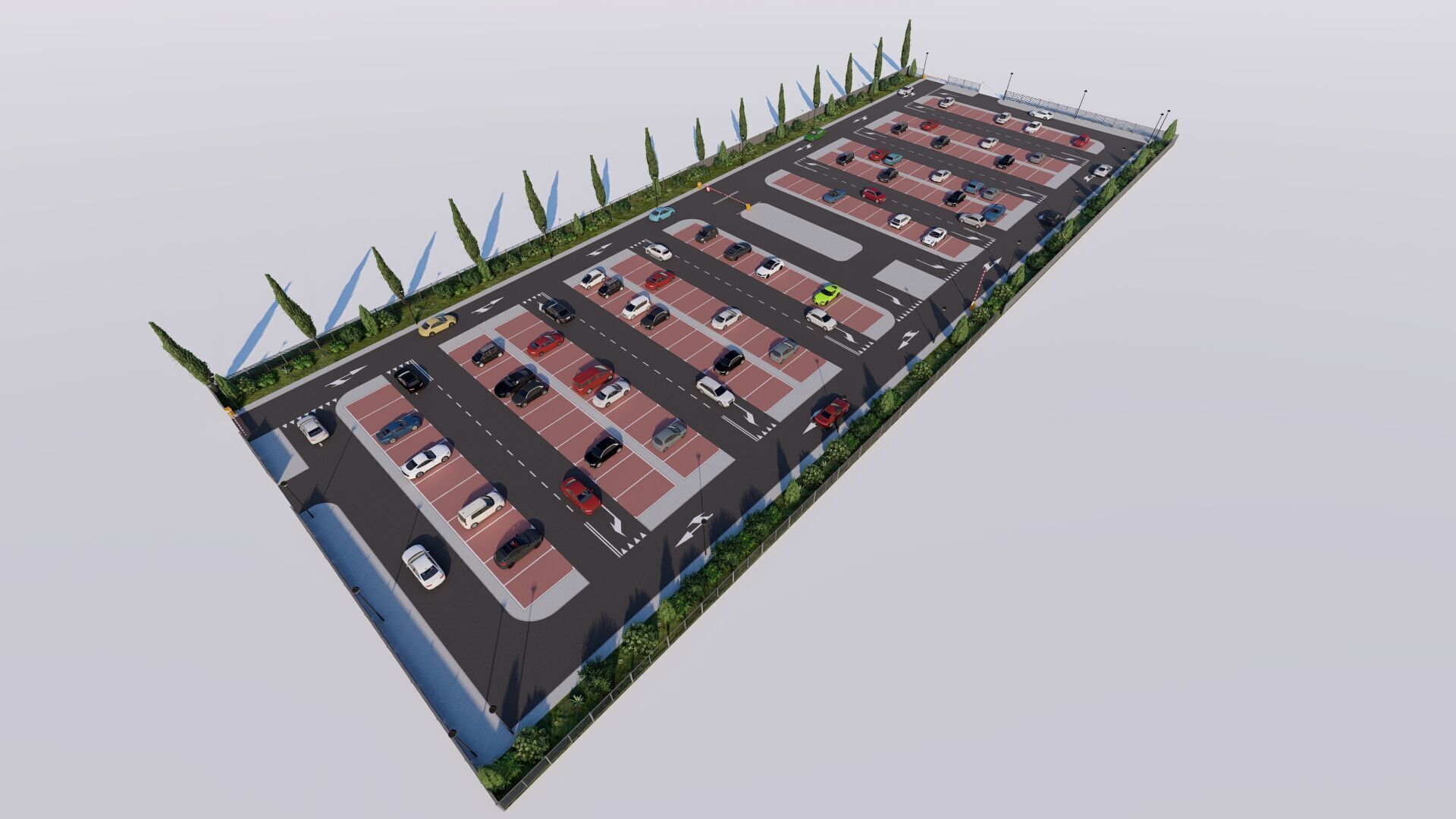 Parking-Parking Lot 3D model_10